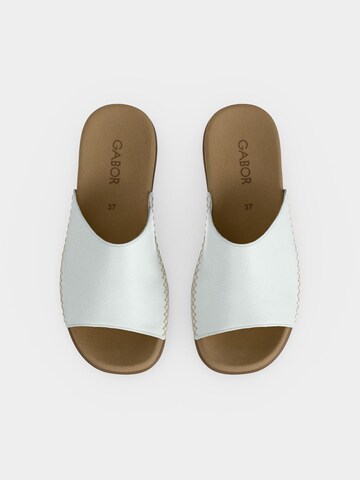 GABOR Mules in White