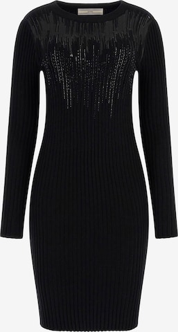 GUESS Knitted dress in Black: front