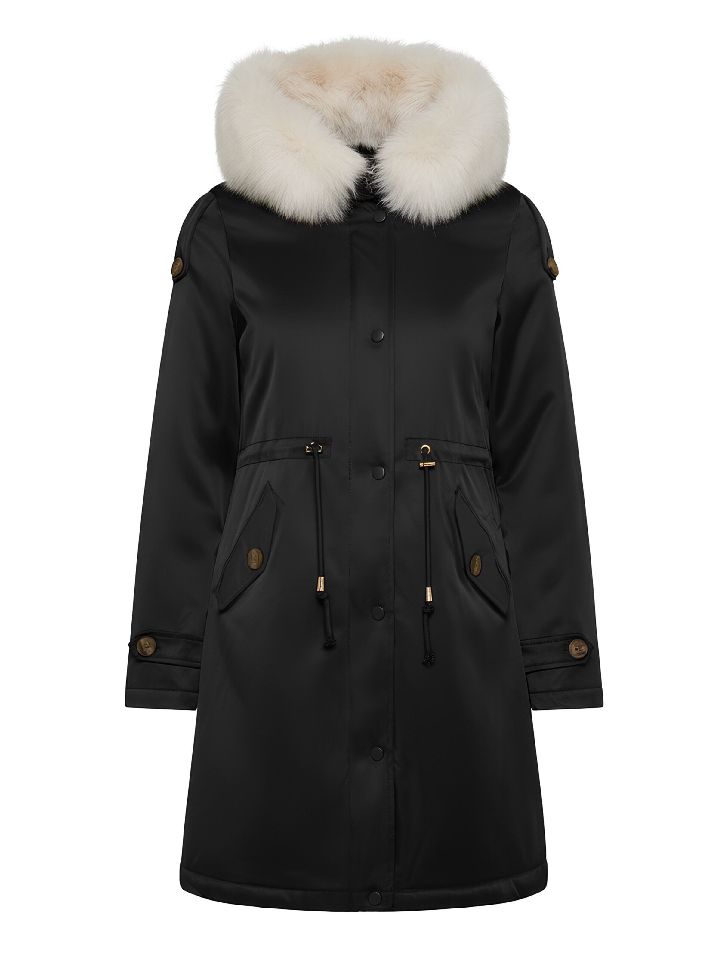 Parka invernale 'Overland Parka N701' di Artika Icewear in nero: frontale