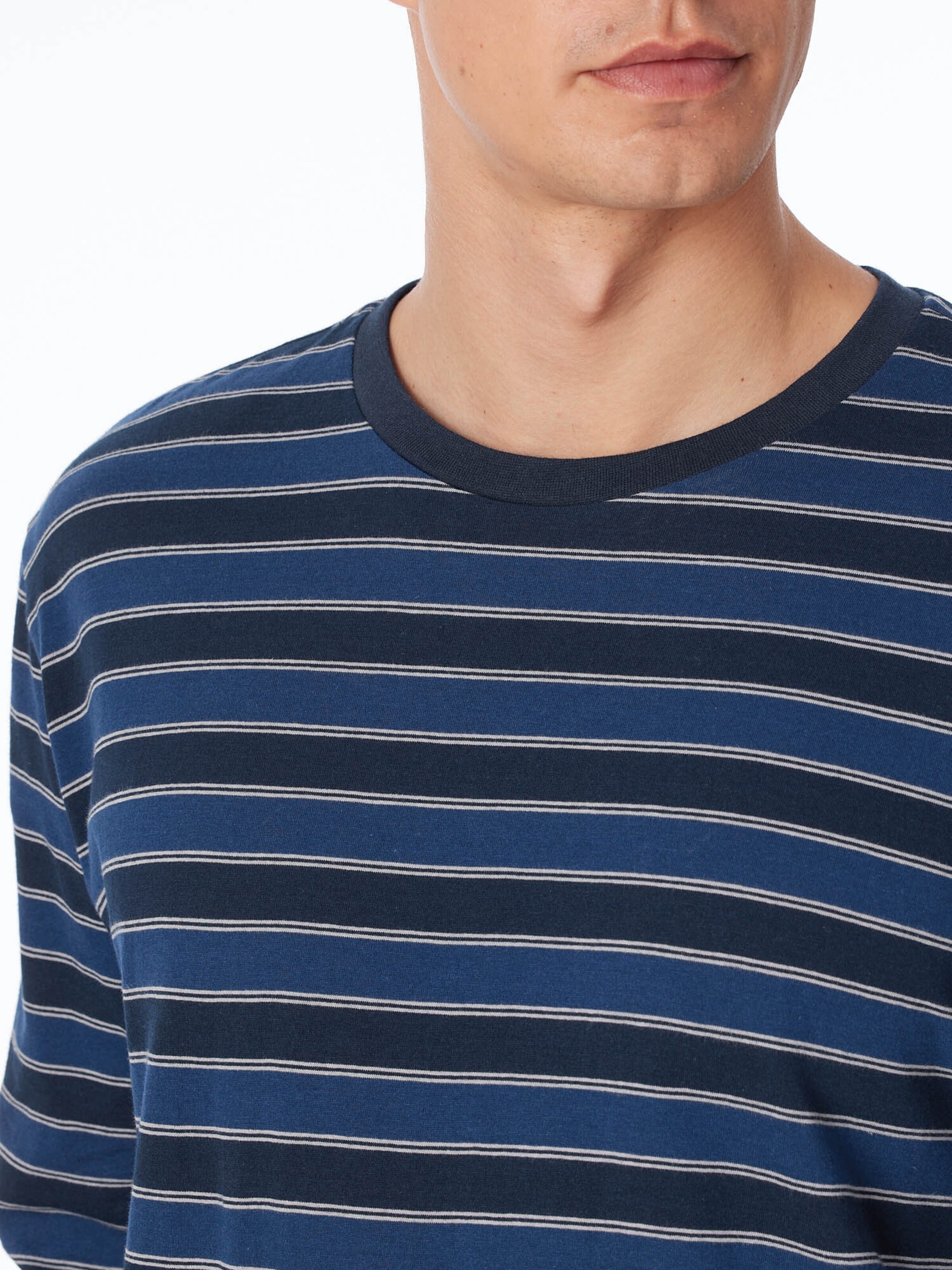 Pyjama long ' UNCOVER Nightwear ' uncover by SCHIESSER en bleu