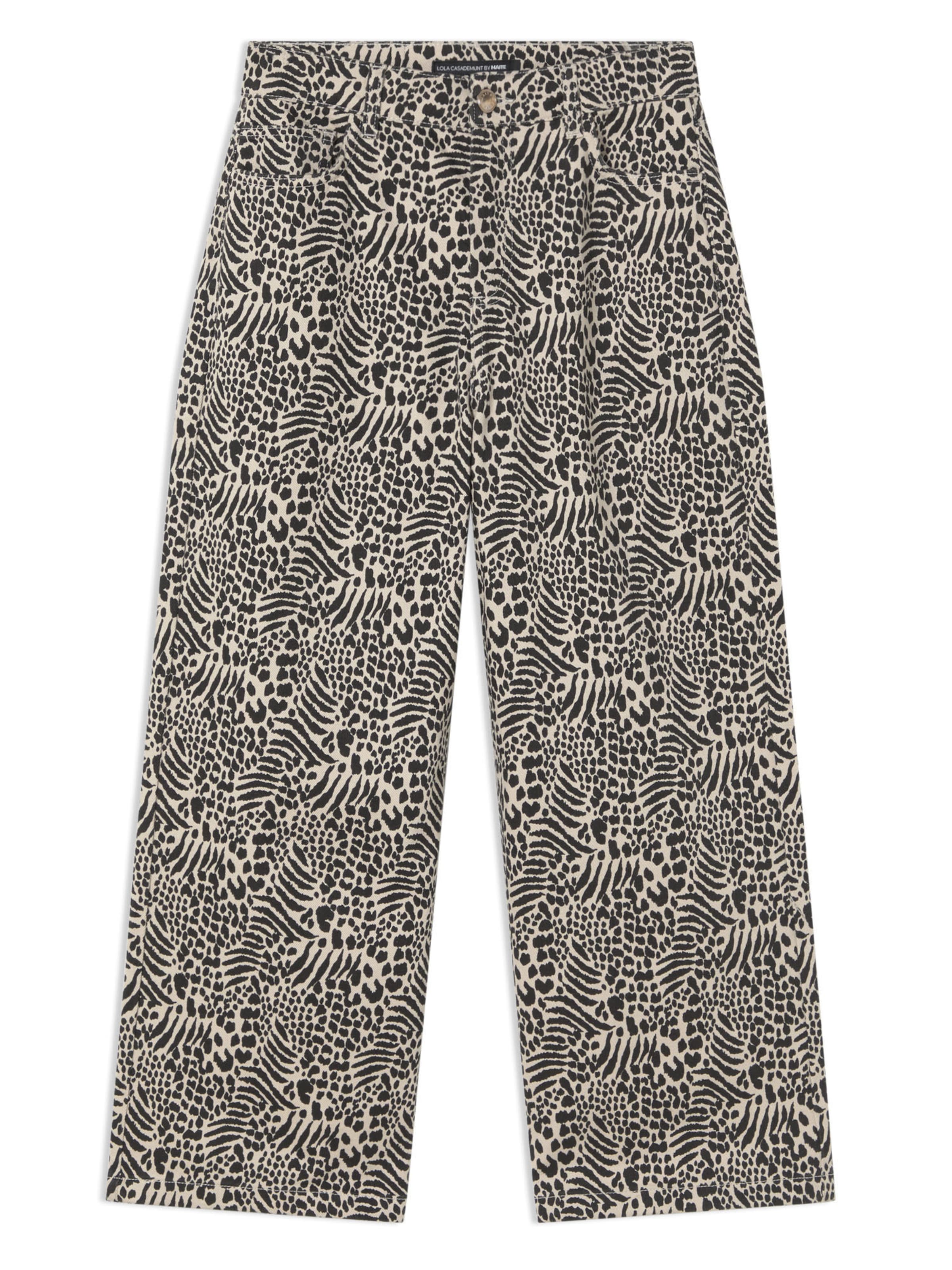 Lola Casademunt Jeans in beige / schwarz, Produktansicht