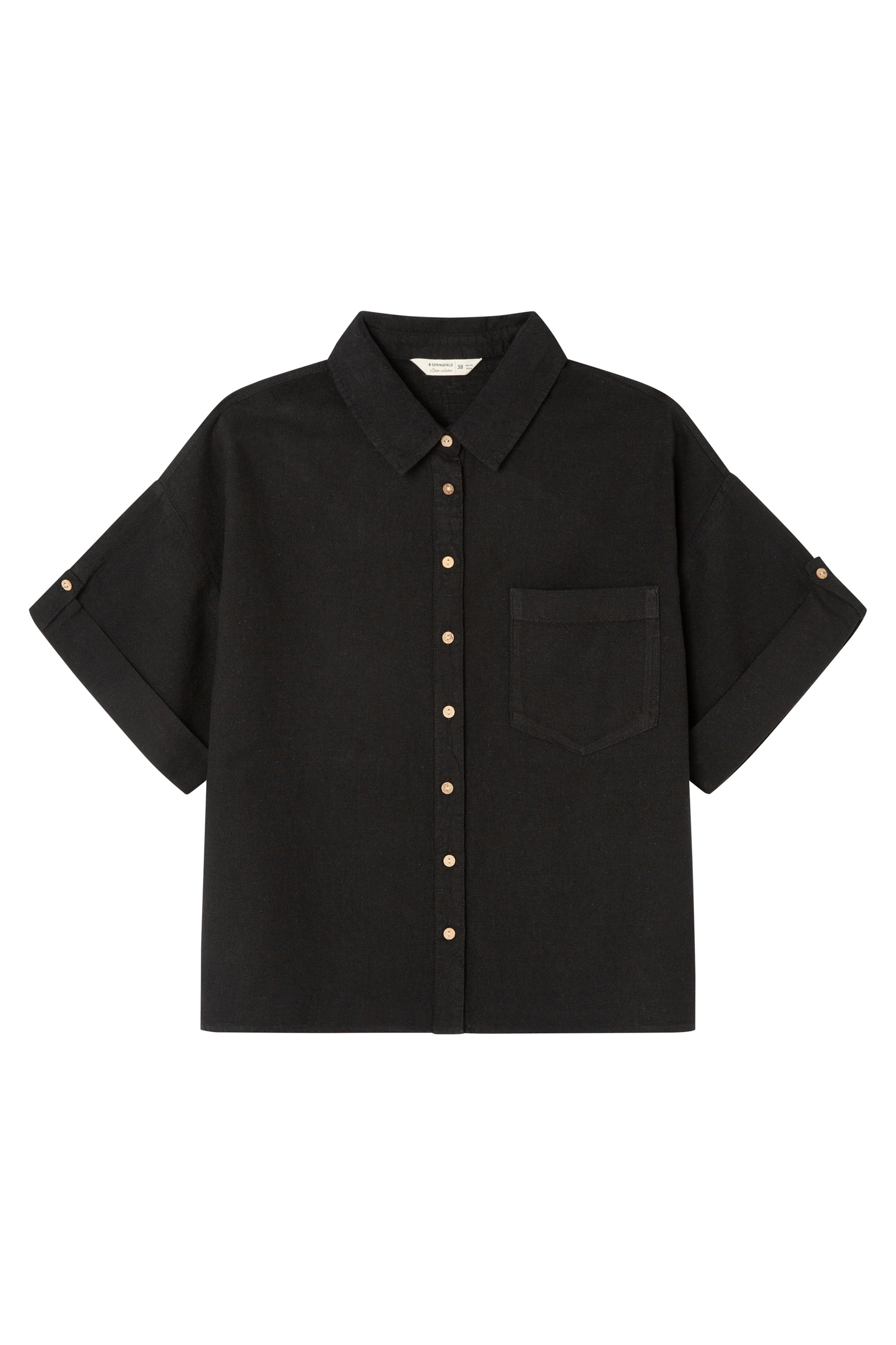 Springfield Bluse i sort: forside