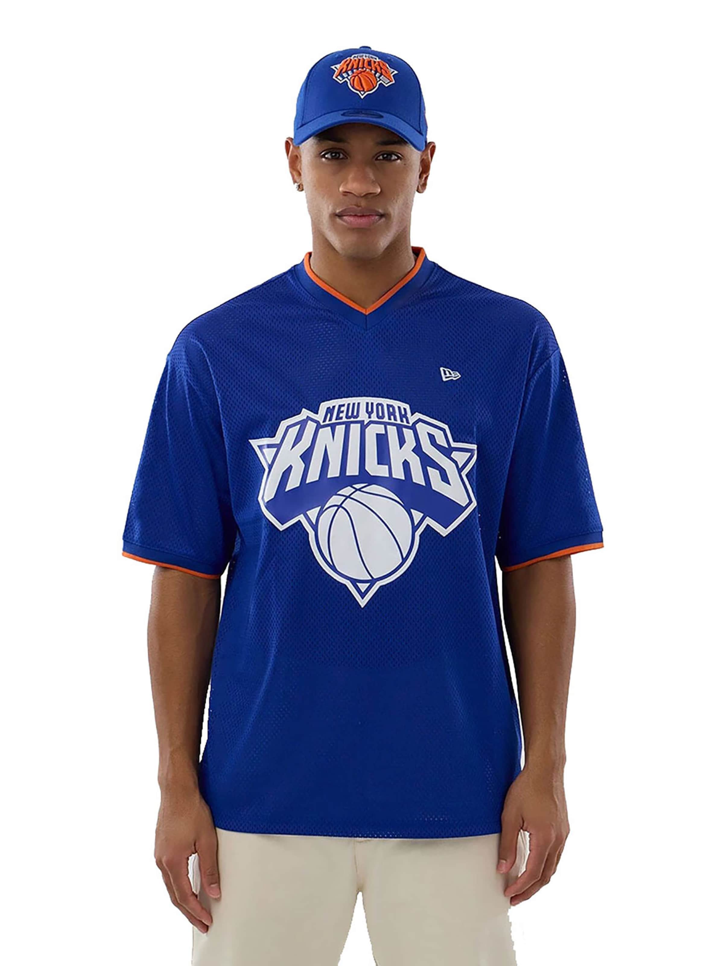 NEW ERA Shirt 'NBA New York Knicks' in Blue: front