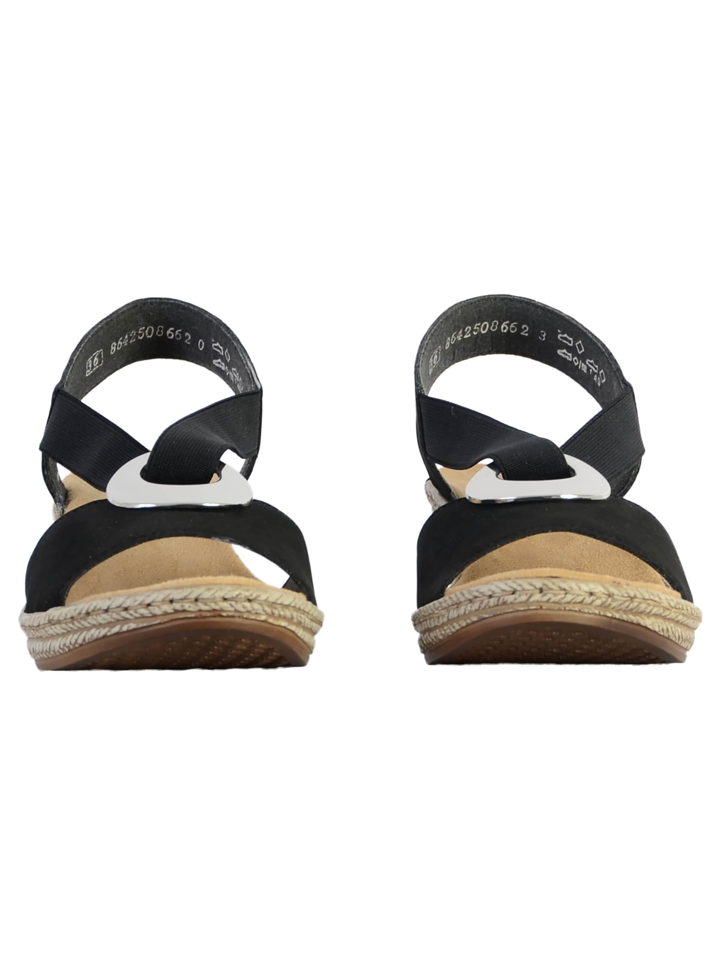 Rieker - Sandalias en negro