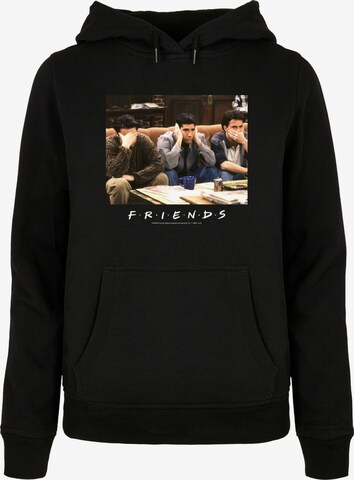 Sweat-shirt 'Friends - Three Wise Guys' ABSOLUTE CULT en noir : devant