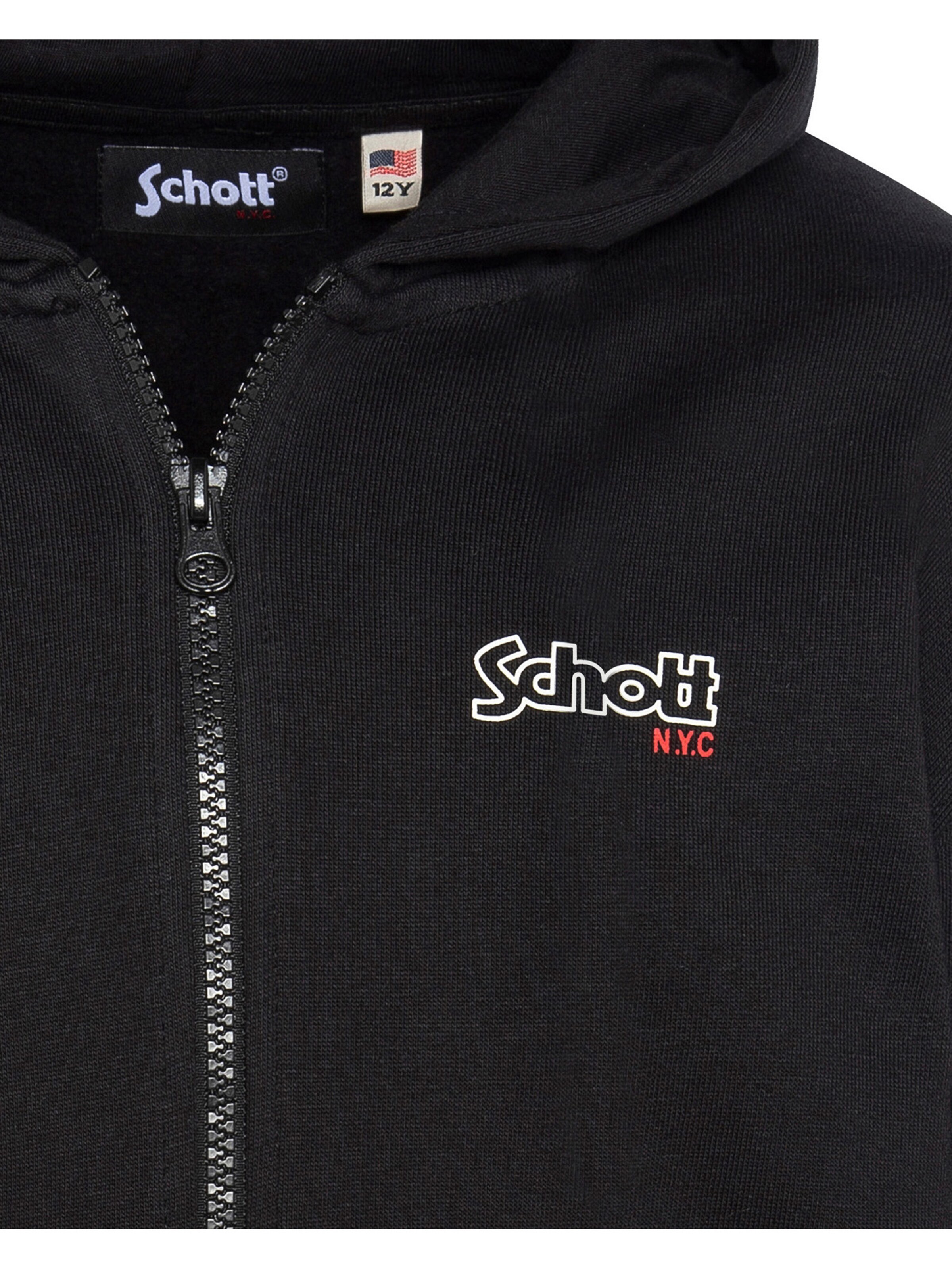 Schott NYC Sweatshirt in Black