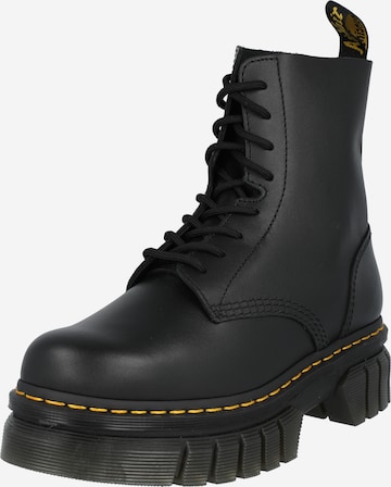 Ghete cu șireturi 'Audrick' de la Dr. Martens pe negru: față