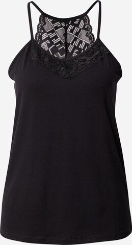 Cream Top 'Trulla' in Black: front