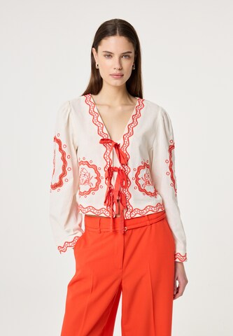 Fabienne Chapot Blouse in Beige: front