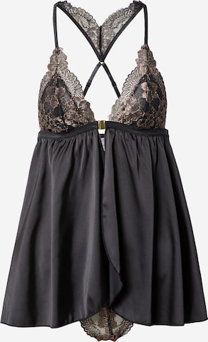 Hunkemöller Negligee in Black: front