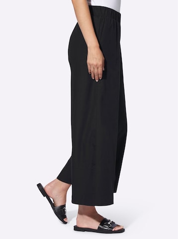 heine Wide leg Broek in Zwart