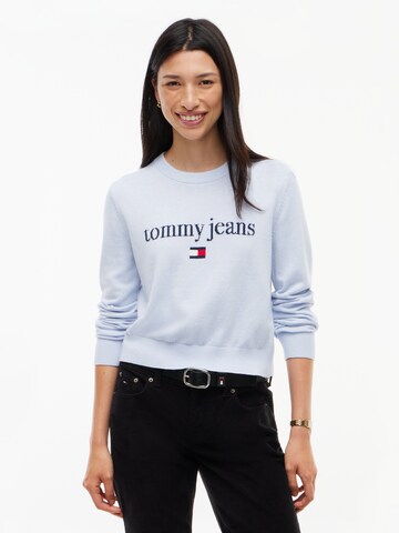 Pulover 'ESSENTIAL' de la Tommy Jeans pe albastru: față