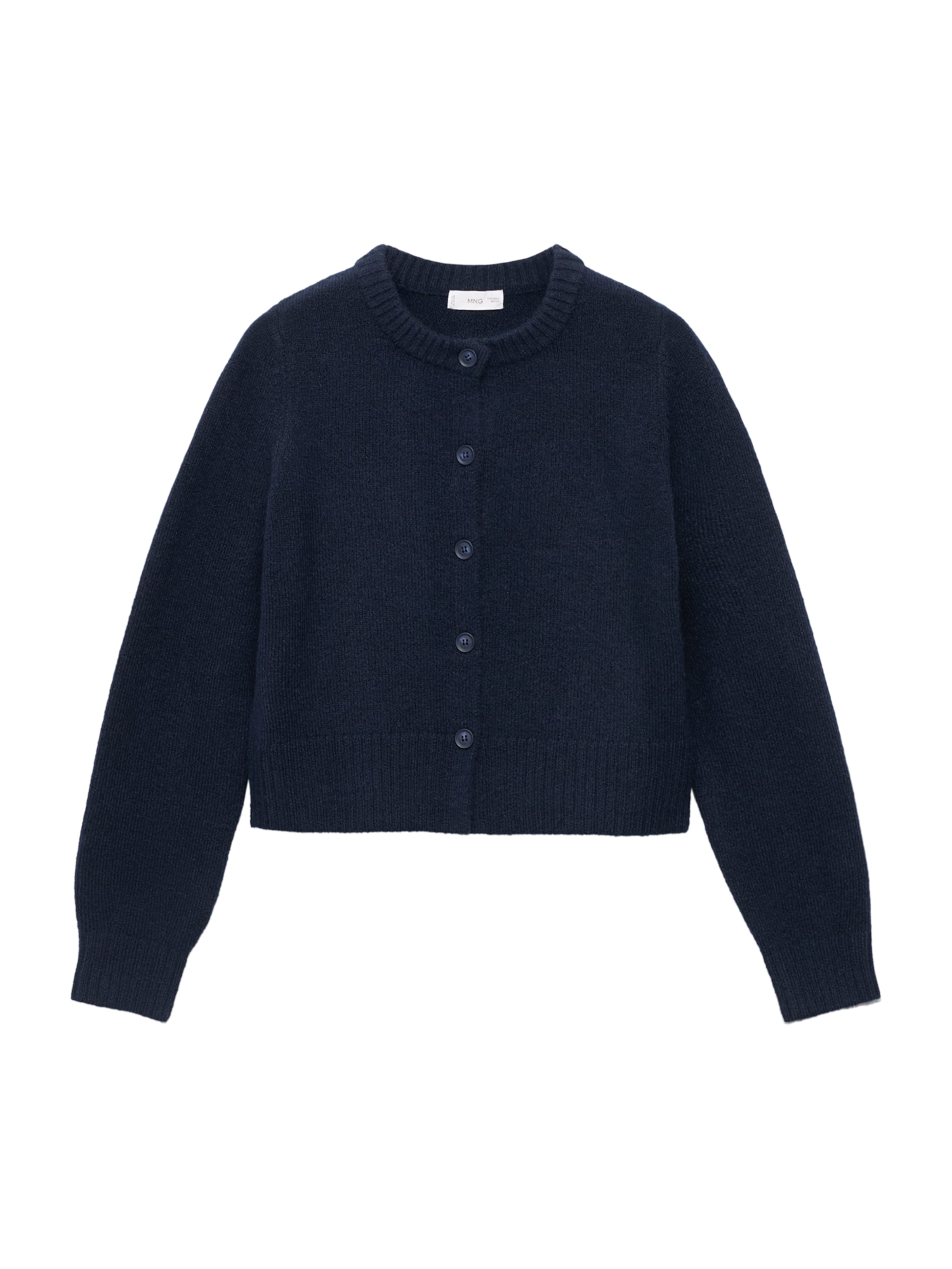 Cardigan 'Seoul2n' MANGO TEEN en bleu : devant