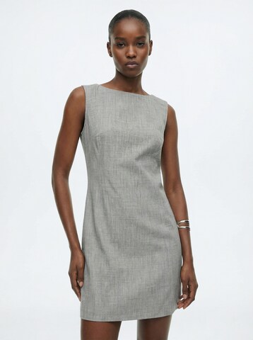 The Base Theory Φόρεμα σε γκρι: μπροστά