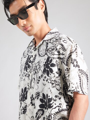 SELECTED Comfort fit Overhemd 'SLHRLXAIR' in Beige