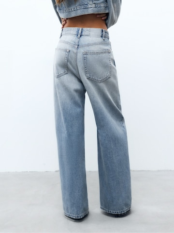 Pull&Bear Baggy Farmer - kék