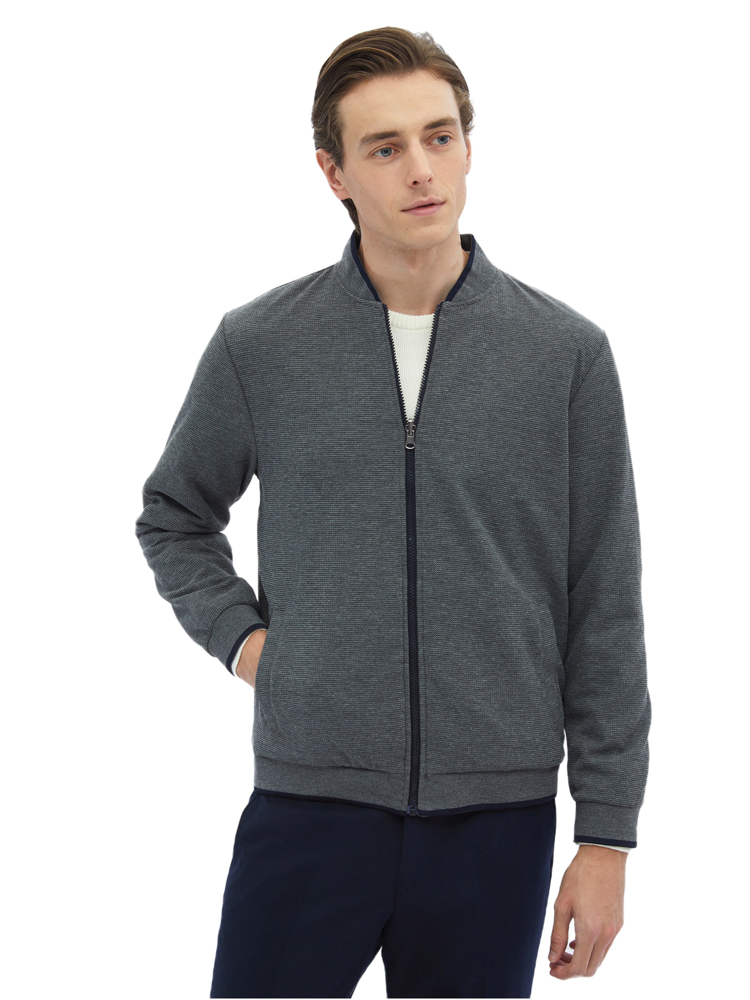 KİP Jacke in Blau: Vorderseite