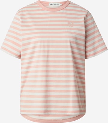 T-shirt 'TASARAITA' Marimekko en rose : devant