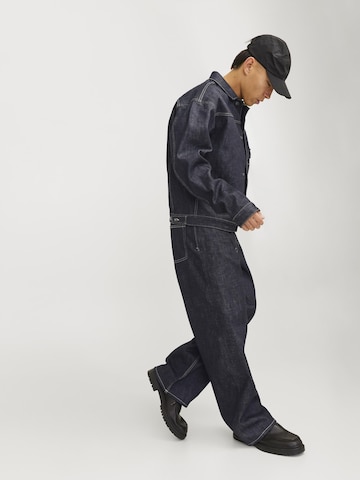 JACK & JONES Wide leg Jeans 'JJIDave JJClassic SELVEDGE' in Blue