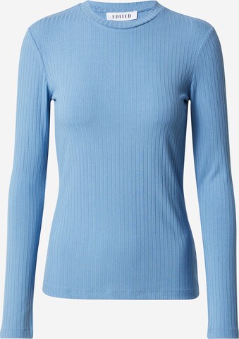 EDITED Shirt 'Ginger' in Blauw: voorkant