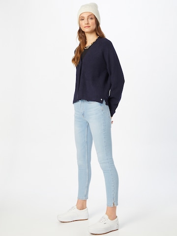 TOM TAILOR DENIM Strickjacke in Blau