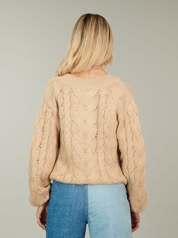 ABOUT YOU x Alina Eremia Pullover 'Fenja' i beige