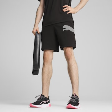 PUMA Regular Sports trousers 'Train All Day' in Black: front
