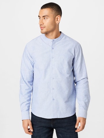 ABOUT YOU - Regular Fit Camisa 'Liam' em azul: frente