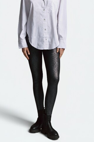 Cotton Candy Regular Leggings in Schwarz: Vorderseite