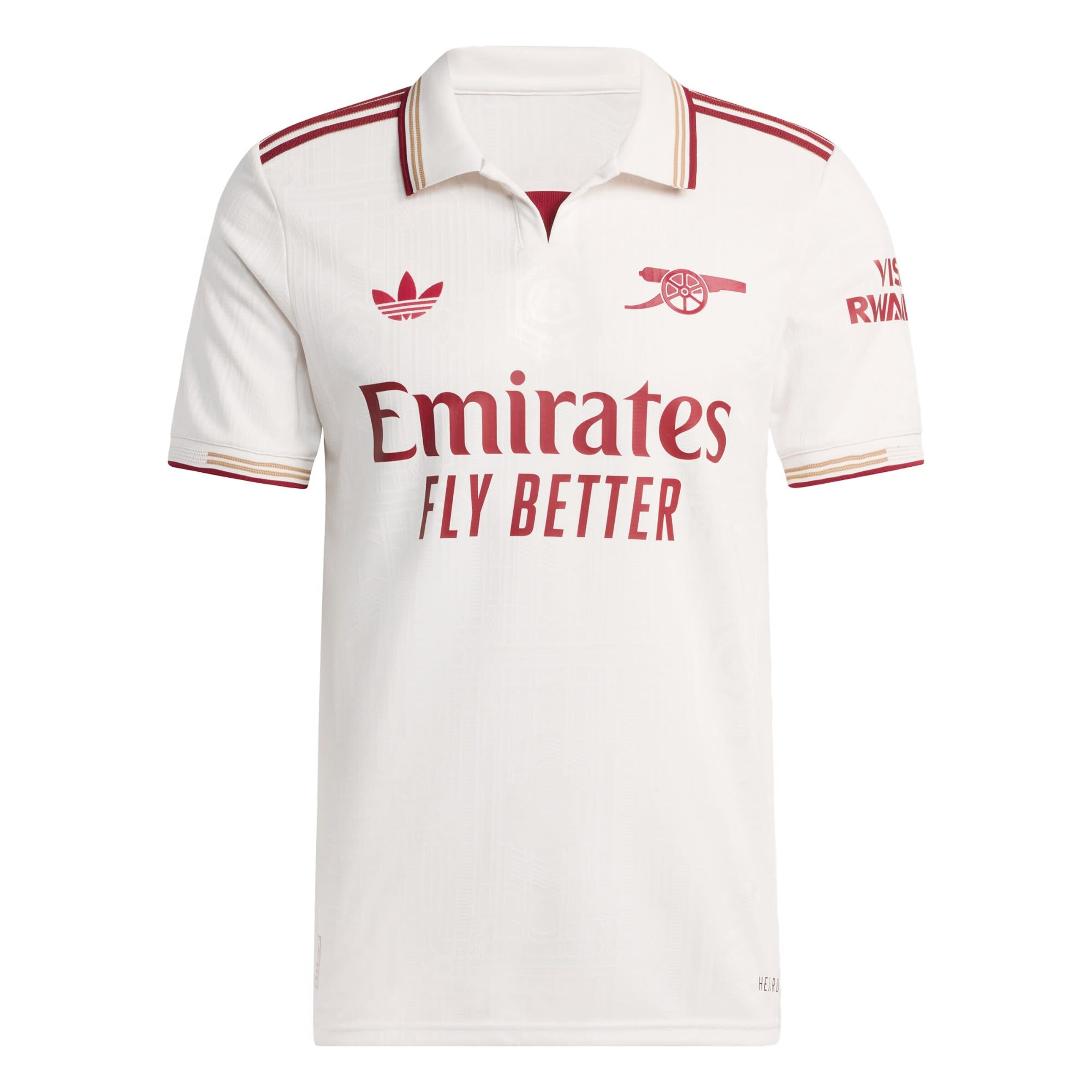 Maglia trikot 'FC Arsenal 25/26 Authentic' di ADIDAS PERFORMANCE in bianco: frontale