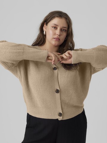 Vero Moda Curve Cardigan 'LEA' i beige