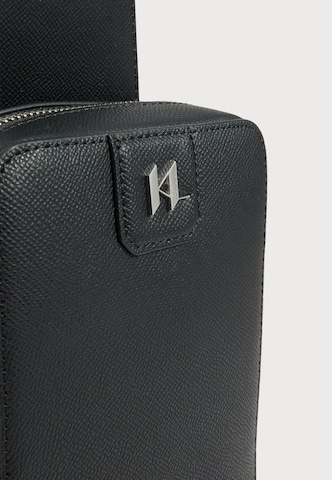 melns Karl Lagerfeld Pleca soma 'K/Monogram'