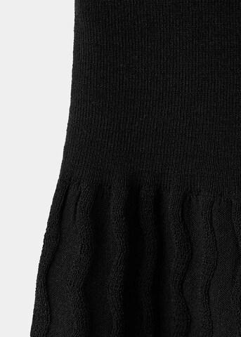 MANGO TEEN Knitted dress 'Banana' in Black