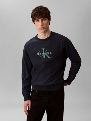 Calvin Klein Jeans Sweatshirt in Blue: front