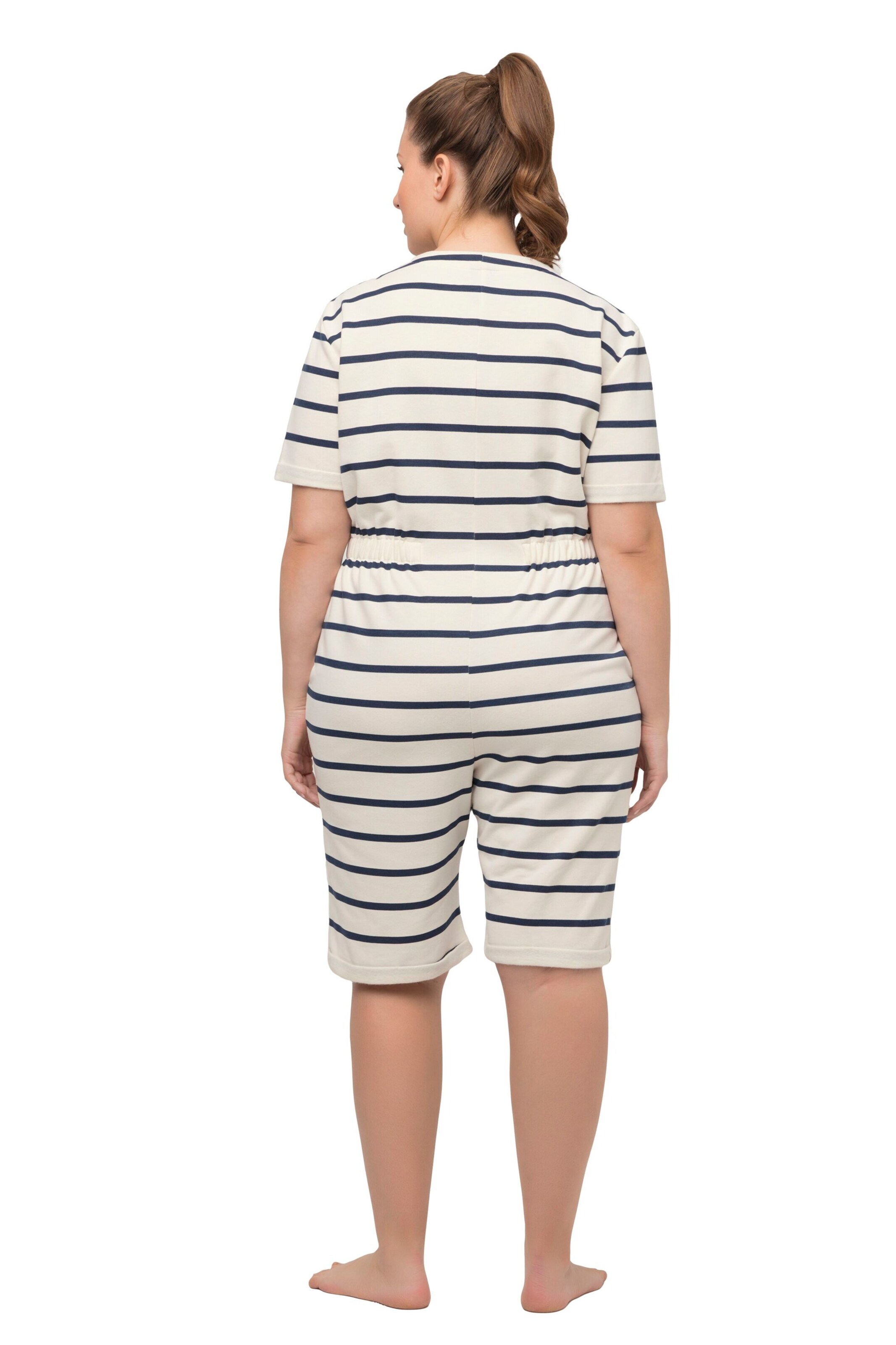 Ulla Popken Jumpsuit in Weiß