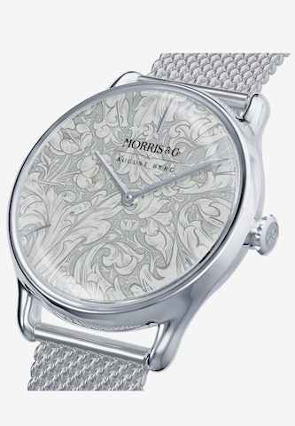 August Berg Analog Watch in Silver