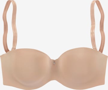 LASCANA Balconette Bra in Beige: front