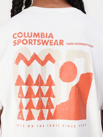 COLUMBIA Функциональная футболка 'Explorers Canyon' в Белый