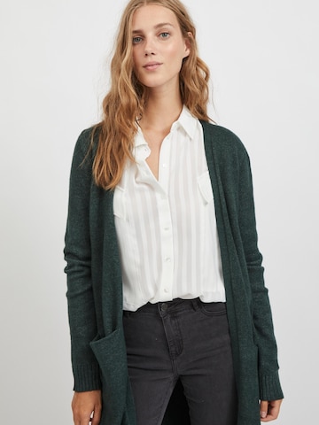 VILA Knitted Coat 'Ril' in Green