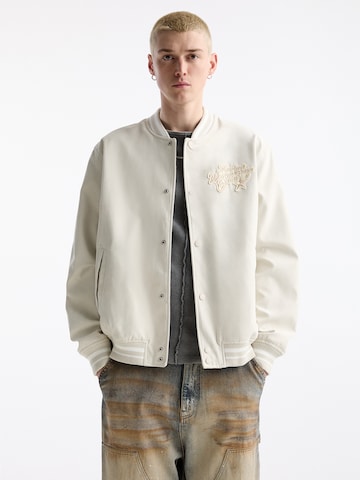 Pull&Bear Between-Season Jacket in Beige: front