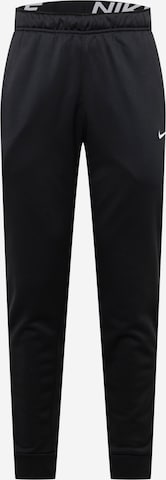 NIKE - Tapered Pantalón deportivo en negro: frente