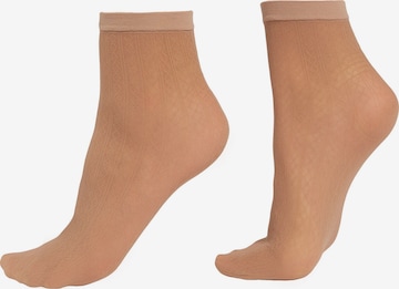 CALZEDONIA Socks in Beige: front