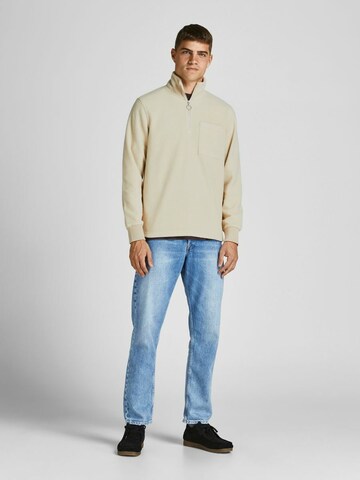 JACK & JONES Sweatshirt 'Particle' in Beige