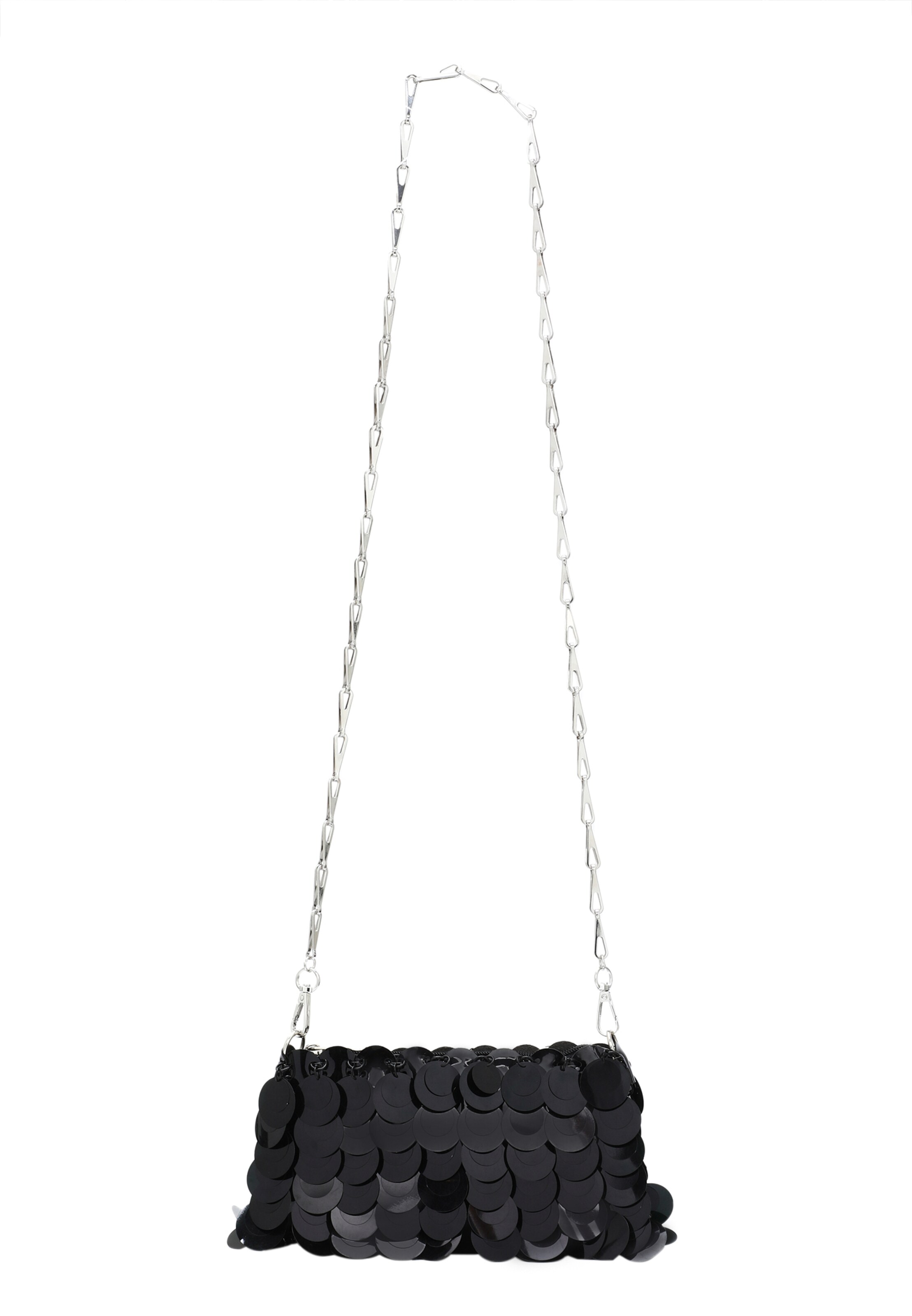 melns FELIPA "Clutch" stila somiņa