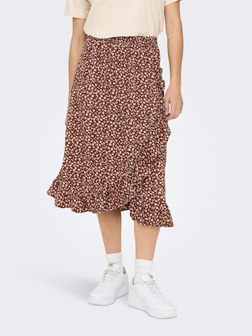 ONLY Skirt 'OLIVIA' in Brown: front