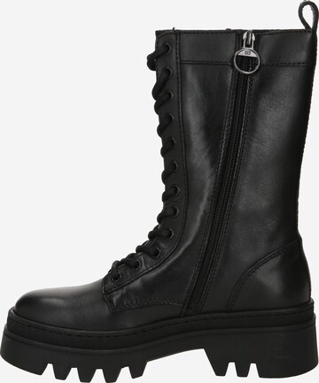 Tommy Jeans Schnürstiefel in Schwarz