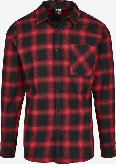 Urban Classics Button Up Shirt in Red / Black, Item view