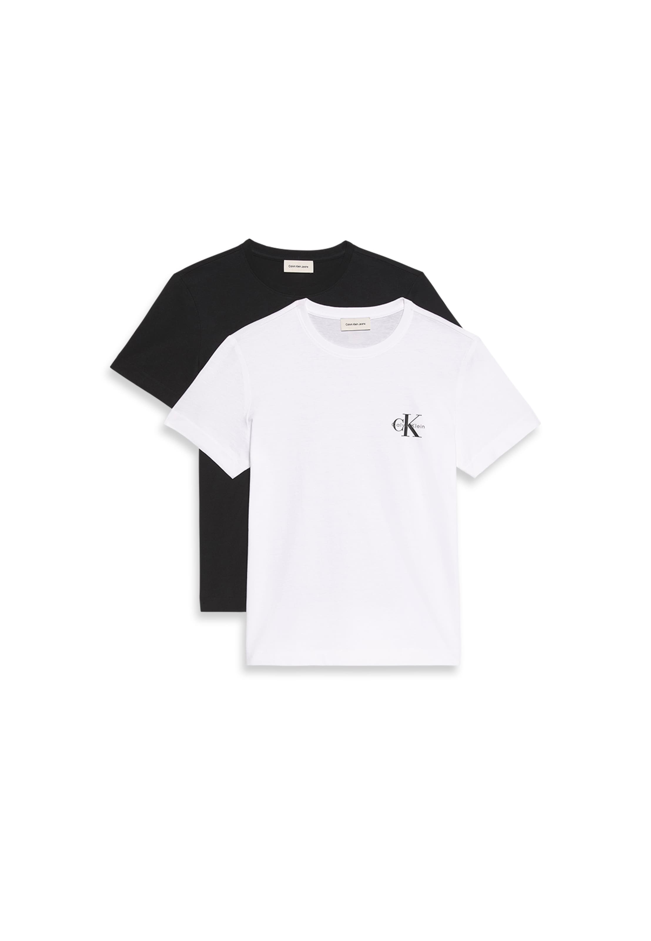 Tricou de la Calvin Klein Jeans pe negru: față