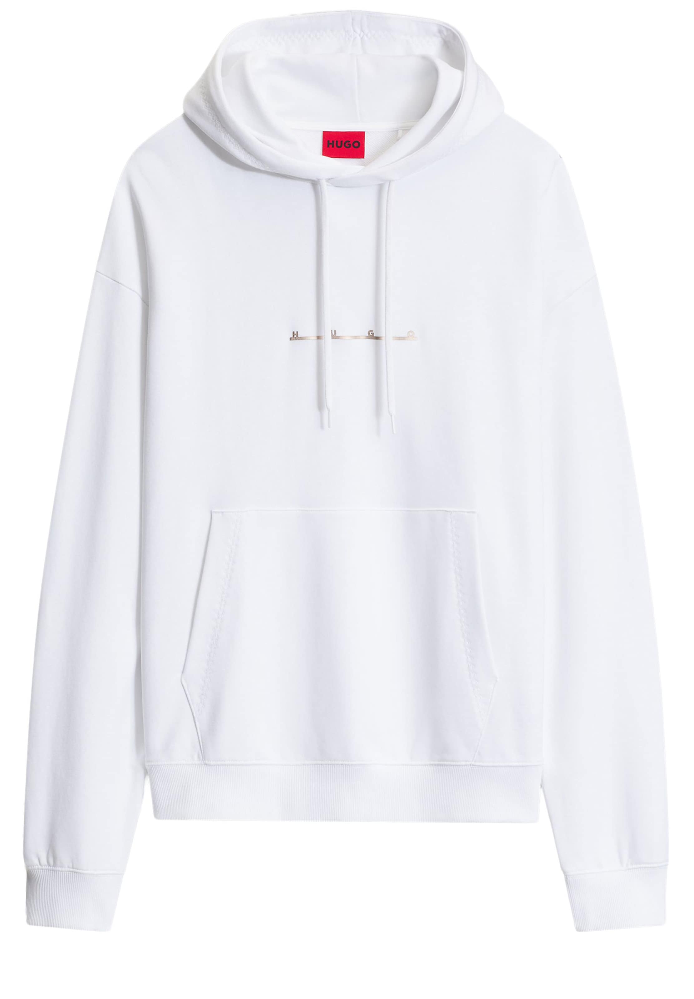 HUGO Sweatshirt in Weiß: Vorderseite