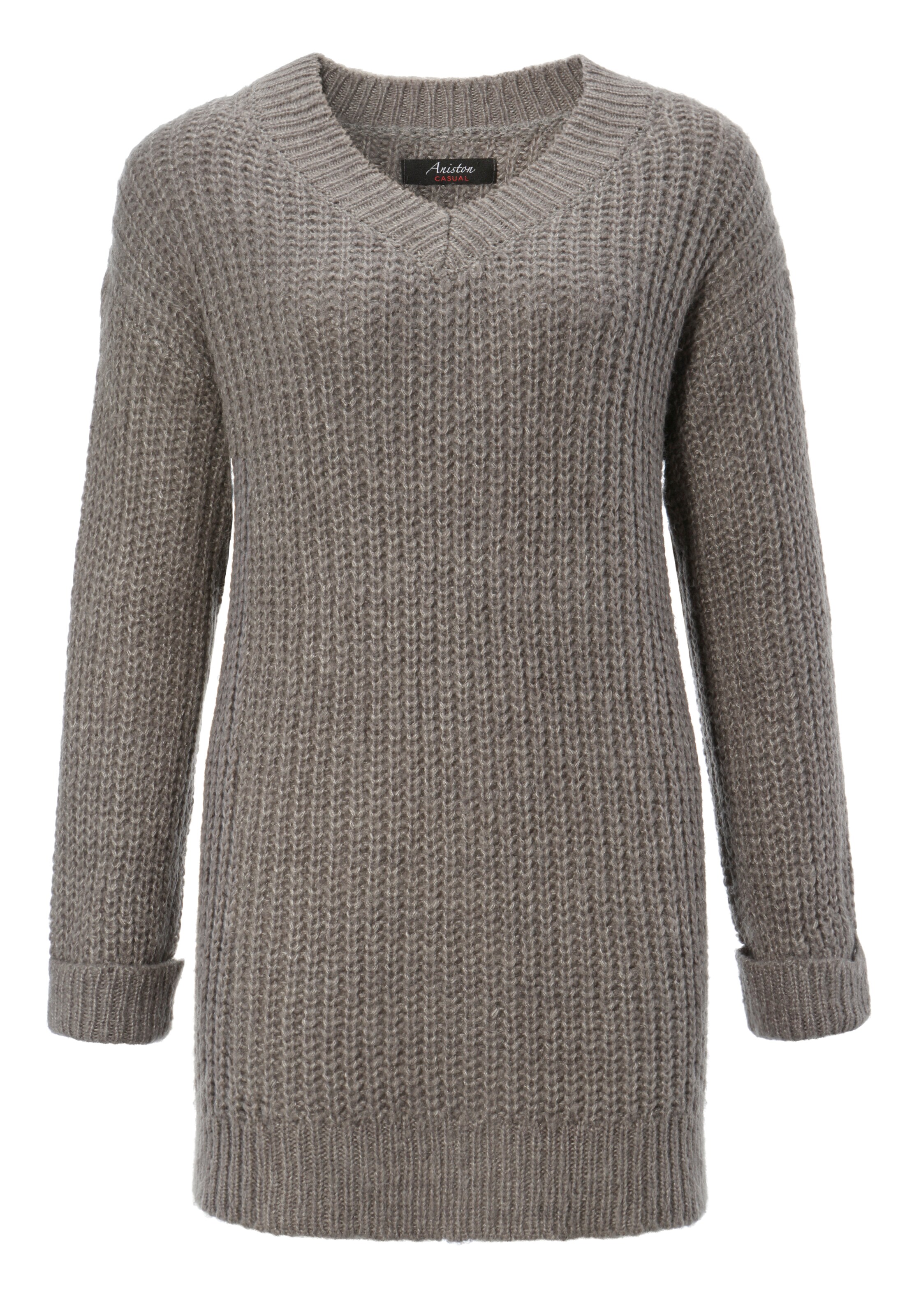 Aniston CASUAL Pullover in Grau: Vorderseite